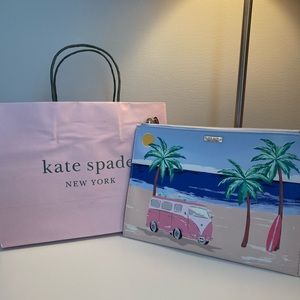 Kate Spade California Dreaming Beach Scene Pouch